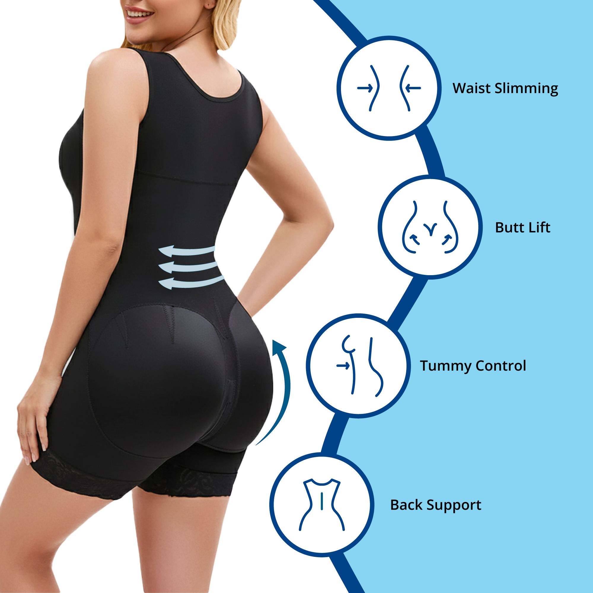 Shapewear Jumpsuit For Women