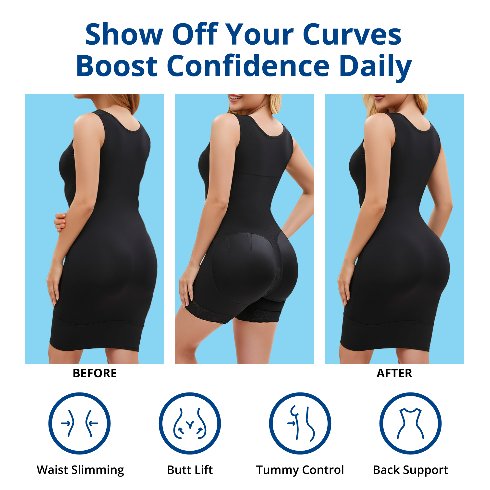 Shapewear Jumpsuit For Women