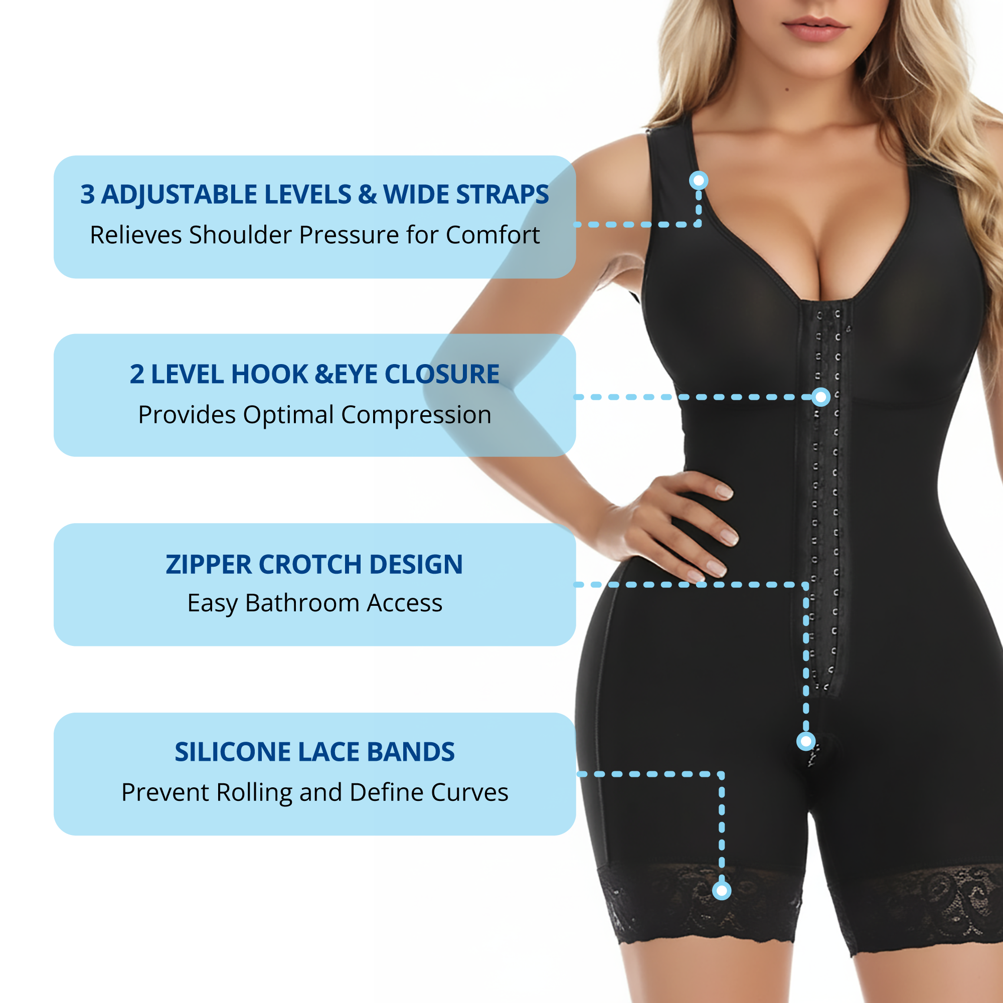 Shapewear Jumpsuit For Women